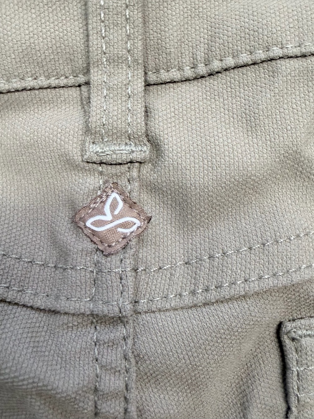 Prana Women's Kara Moto Skinny Pants - Khaki Tan Size 6 - Picture 9 of 14
